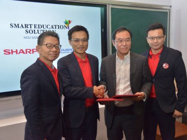 夏普馬來西亞與Eduspec公司簽署合作備忘錄 倡導符合21世紀的數位學習方式