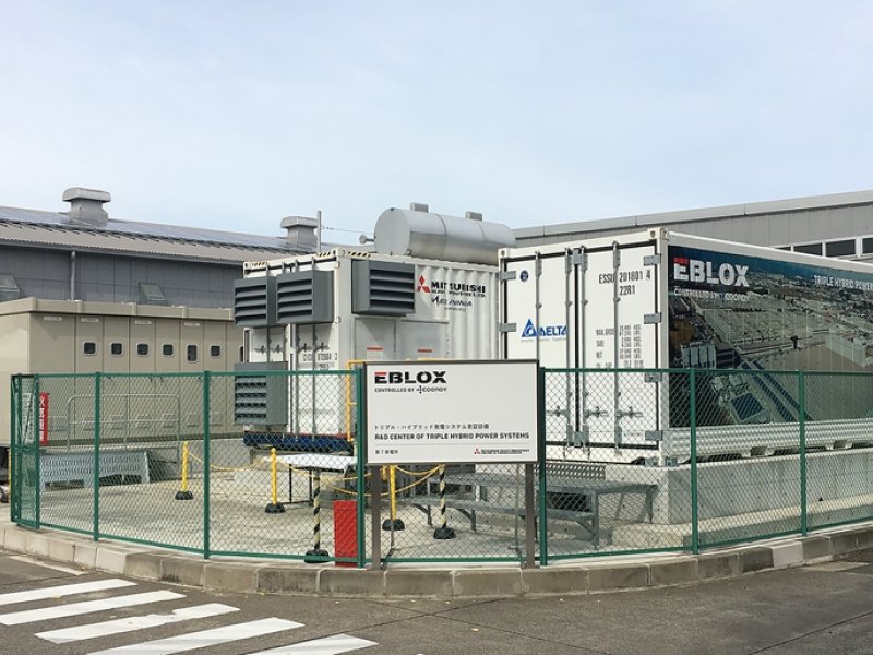 台達為三菱重工電源系統提供儲能系統解決方案。（台達提供）