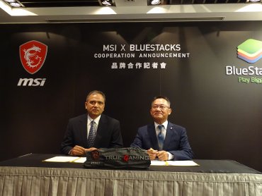 MSI微星科技跨界手遊與模擬器龍頭BlueStacks結盟合作