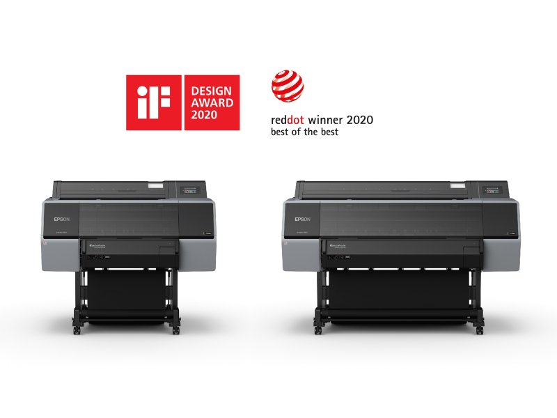 Epson全新12色廣色域高階影像繪圖機 再奪Red Dot : Best of the Best最高殊榮／iF國際設計大獎雙重榮耀。（Epson提供）