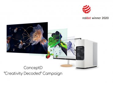 宏碁創作者品牌ConceptD榮獲兩項紅點品牌與傳達設計大獎
