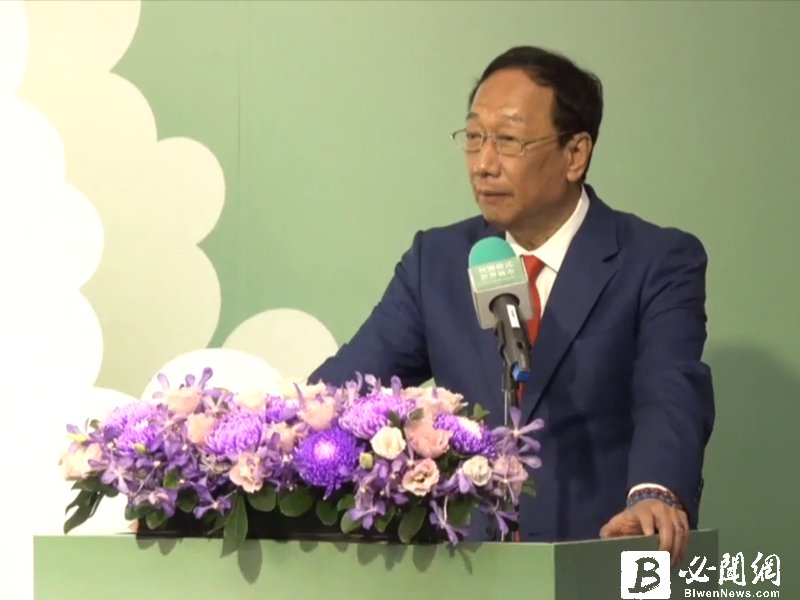 鴻海創辦人郭台銘爭取鴻海旗下3企業進駐桃園航空城。（資料照）
