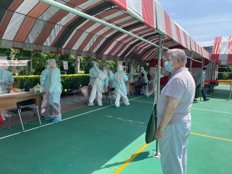 旺宏電子自主快篩千餘人全數陰性 。（廠商提供）