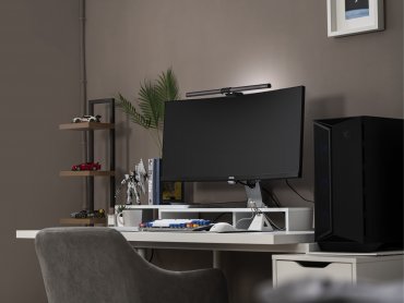 BenQ螢幕智能掛燈ScreenBar Halo新品上市 前後補光、自動調光、護眼不疲勞