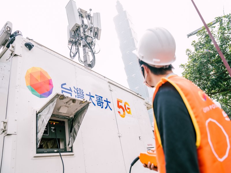 5G開台將滿周年 台灣大哥大用戶突破80萬 滲透率達14%。（廠商提供）