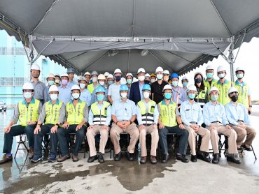 臺灣離岸風電新里程碑 興達海基百分之百國產化水下基礎首發出貨安裝