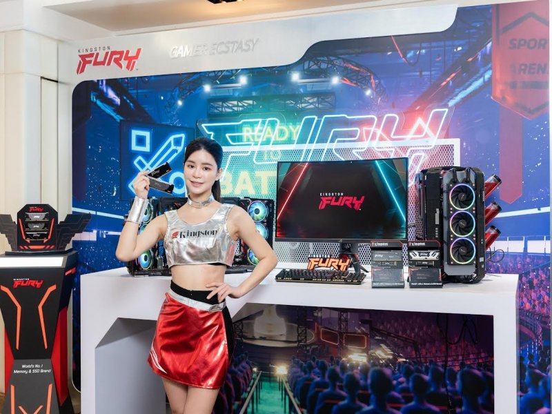 《COMPUTEX 2023》金士頓「非二進制DDR5記憶體」全球首次登場。（廠商提供）