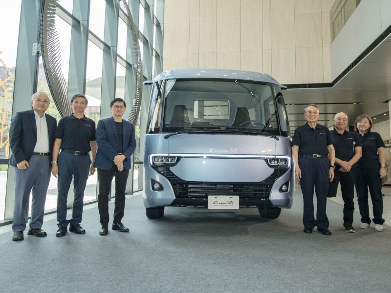 庫得科技發表純電動物流車底盤X-Platform。（廠商提供）