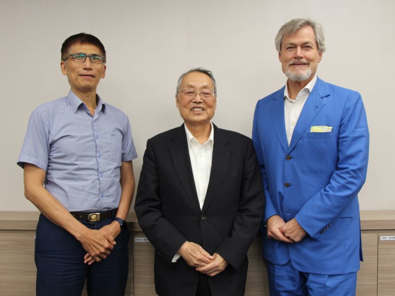 保利馬公司完成8億元募資  施振榮：未來將在台建立零碳排船產業生態 借重台灣ICT實力拓展國際巿場。（施振榮辦公室提供）